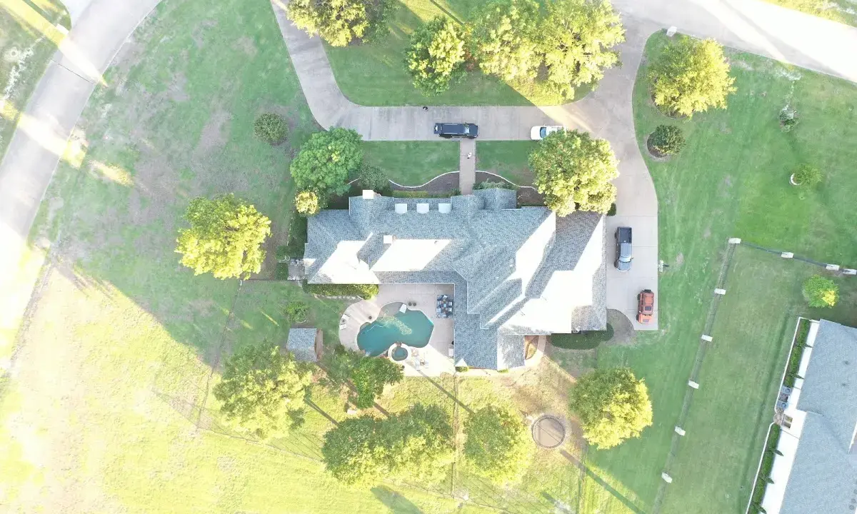 New shingle roof installation on a home in North Alamo